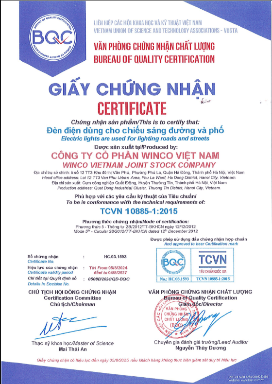 Hợp chuẩn TCVN 10885-1:2015